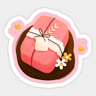 Pink Gift Sticker